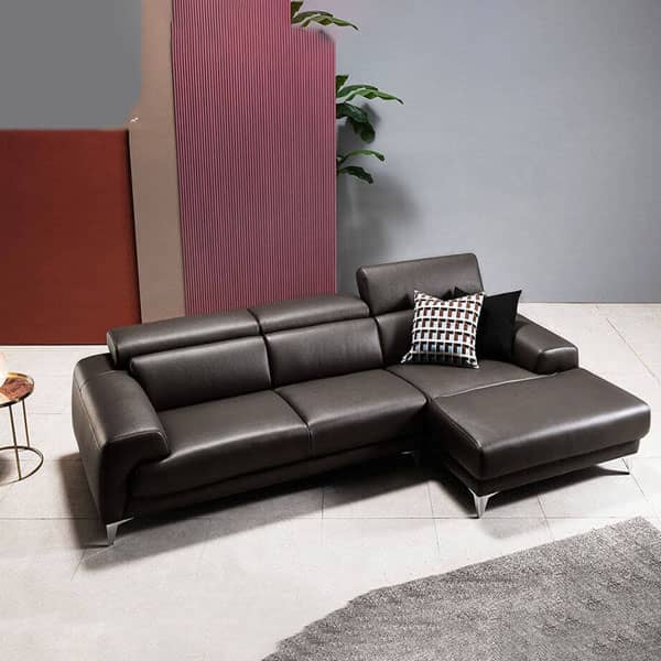 Bộ Sofa da góc chữ L hiện đại SFD68