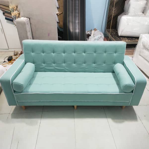 Ghế Sofa giương màu xanh SFG04