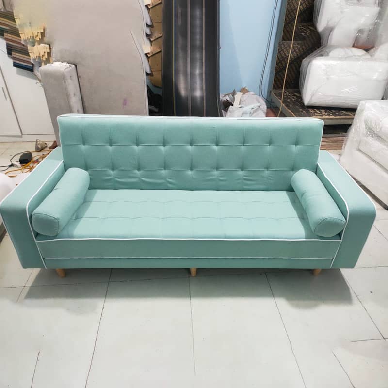 Ghế Sofa giương màu xanh SFG04