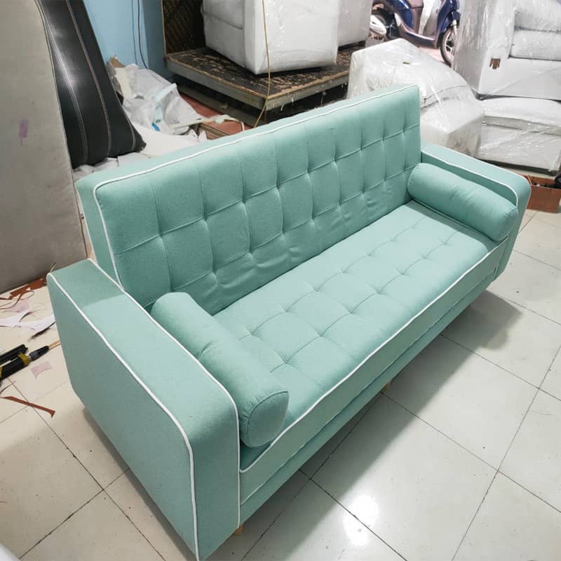 Ghế Sofa giương màu xanh SFG04