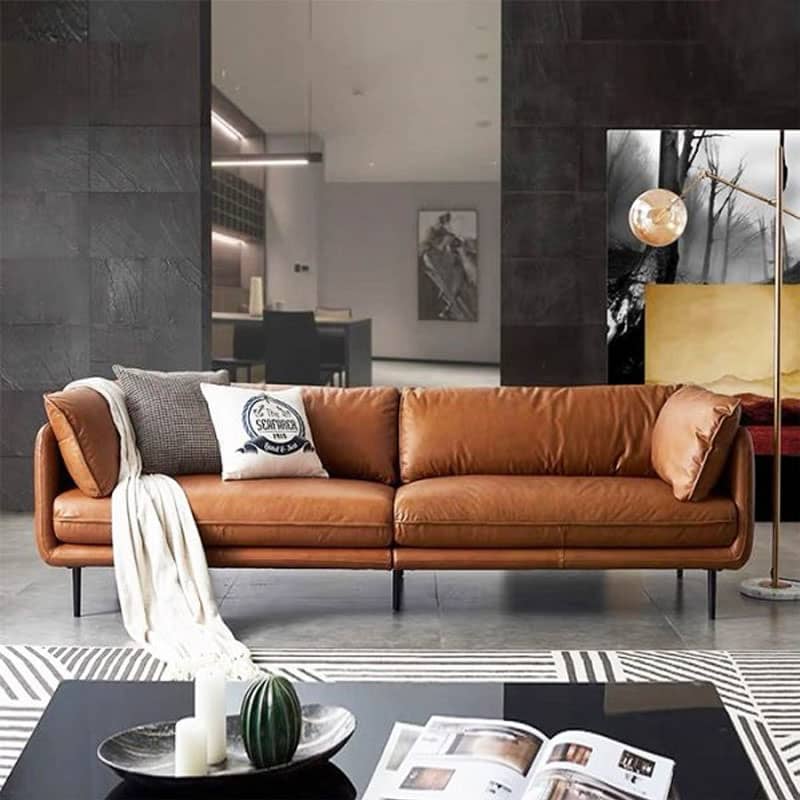 Sofa da cao cấp 2m2 SV02