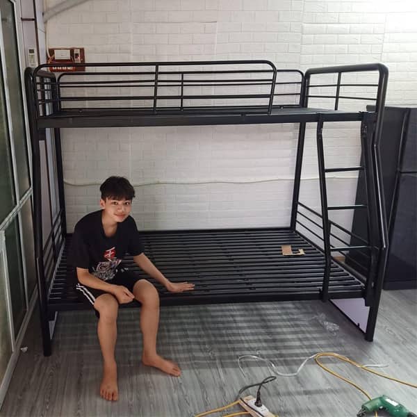 Giường sắt lệch tầng 1m2 GT15 Giường sắt lệch tầng 1m2 GT15