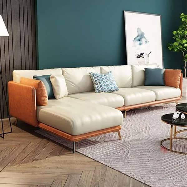 Bộ sofa da góc chữ L SFD41