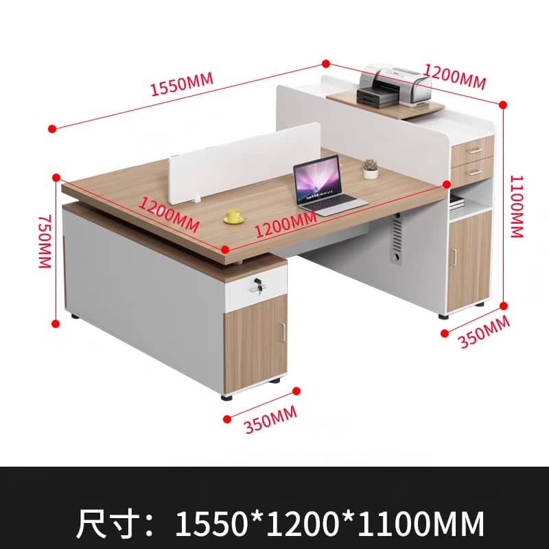 Module Bàn Làm Việc 4 Người SV77