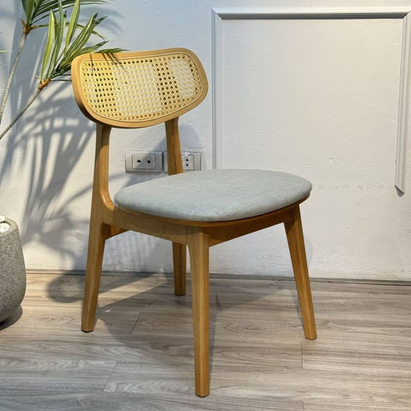 Bộ bàn ăn gỗ sồi 4 ghế BA004