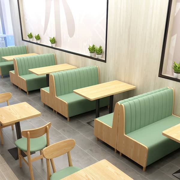 Quán trà sữa bàn ghế cafe kết hợp đồ ăn nhẹ GCF05