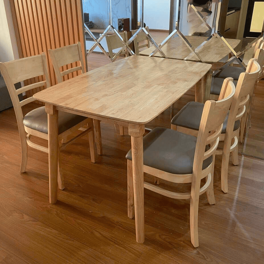 Bàn ăn cao su 1m2 4 ghế Cabin BA59 – Thiết kế hiện đại, chắc chắn