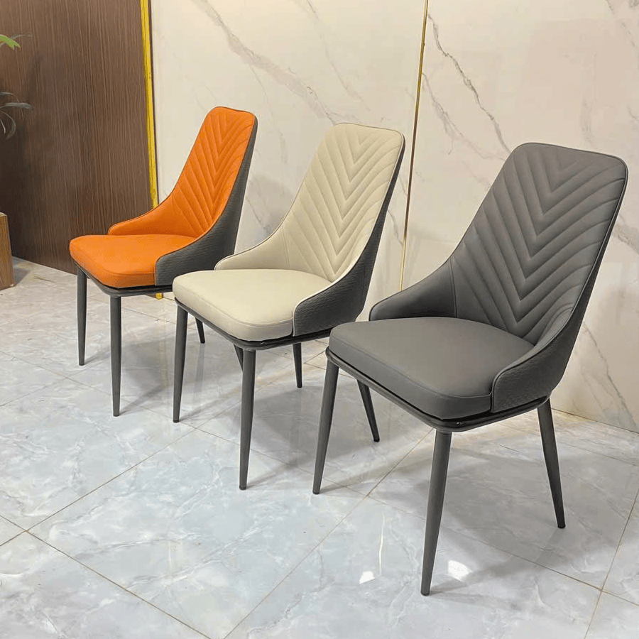 Bàn ăn chân X 6 ghế nhập khẩu BA183